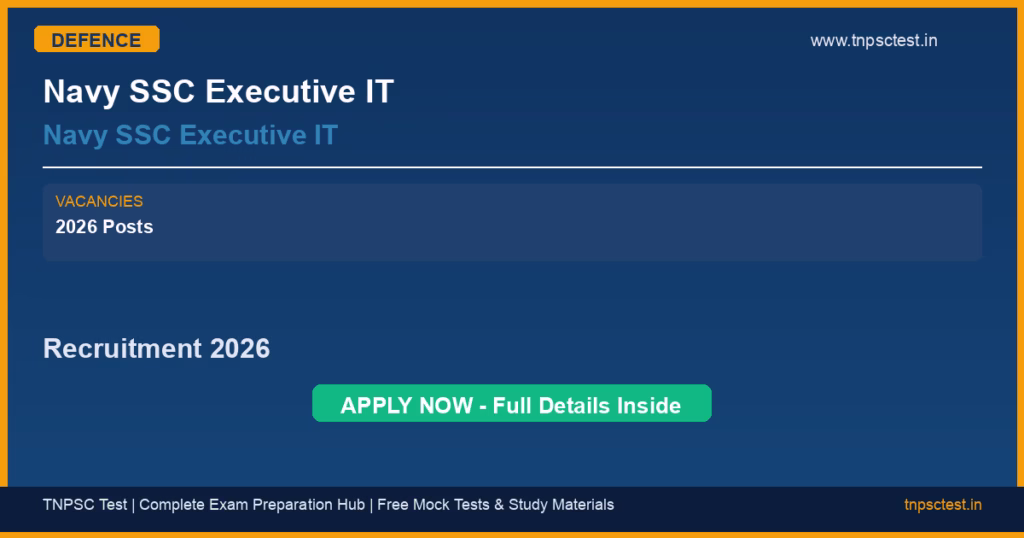Navy SSC Executive IT Navy SSC Executive IT Recruitment 2026