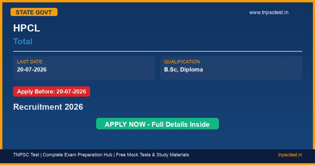HPCL Total Recruitment 2026